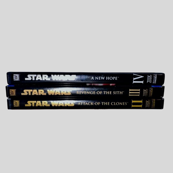 DVD - 3-film Pack - Star‎ Wars Episodes 2, 3, And 4 - Great Condition - Picture 3 of 13